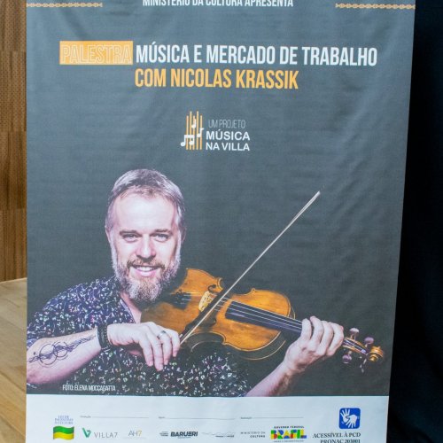 Nicolas Krassik Palestra Msica e Mercado de Trabalho Barueri 26 Agosto 2023