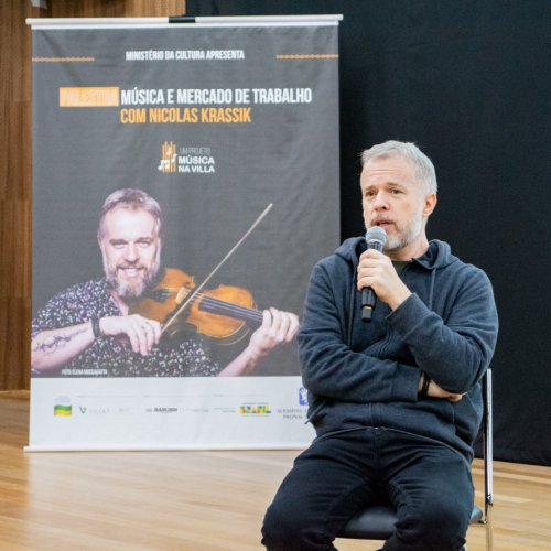 Nicolas Krassik Palestra Msica e Mercado de Trabalho Barueri 26 Agosto 2023