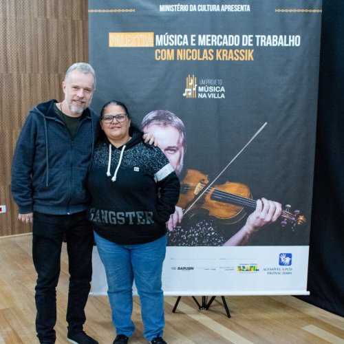 Nicolas Krassik Palestra Msica e Mercado de Trabalho Barueri 26 Agosto 2023