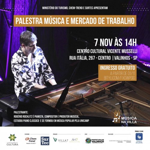 Palestra Msica e Mercado de Trabalho - Rogrio Rochlitz